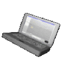 gif of a spinning laptop computer