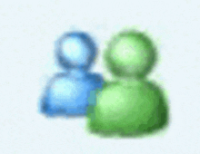 gif of two person icons rotating each other